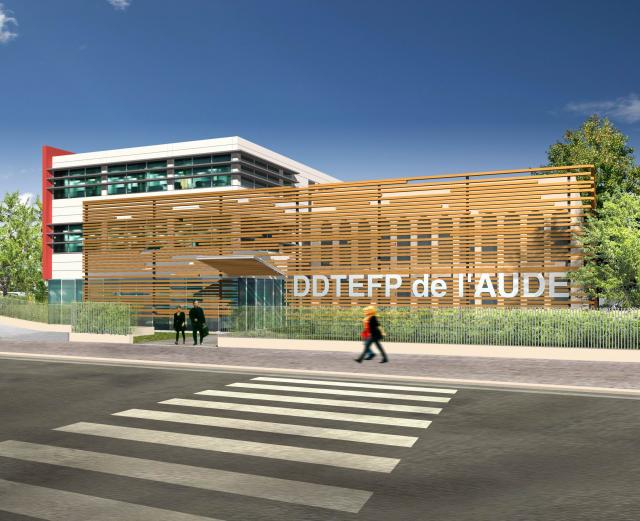 Extension des bureaux de la DDTEFP de l’Aude à Carcassonne